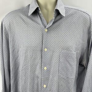 Peter Millar long sleeve button up shirt size large